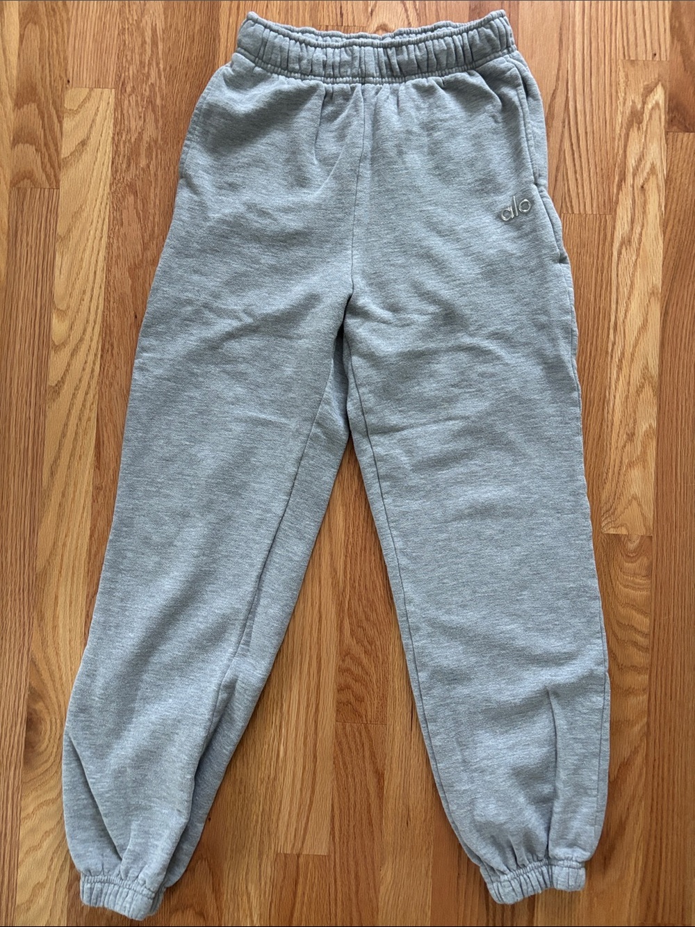 ALO Yoga Light Gray Women's Track Joggers